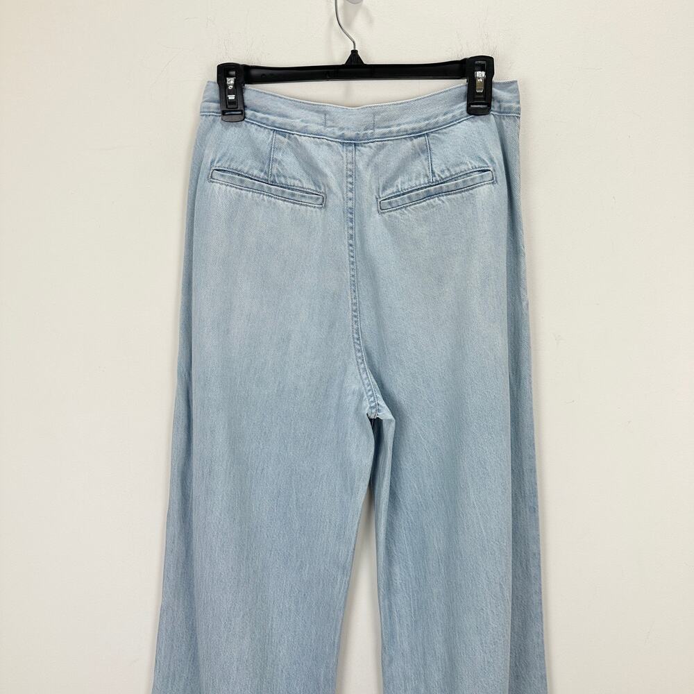 Madewell Light Blue Denim Wide Leg Jeans - Picture 10 of 13